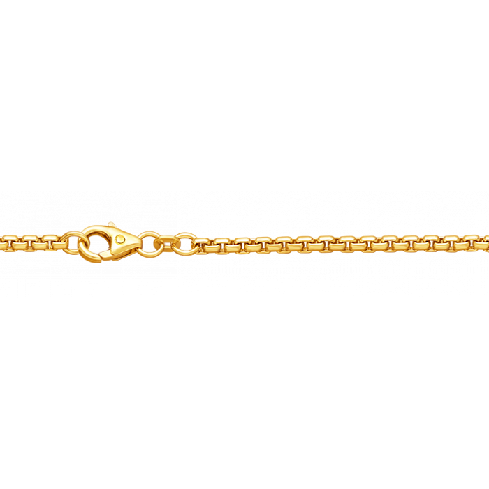 2,7 mm 750 - 18 Karat Gold Halskette Venezianerkette massiv Gold hochwertige Goldkette  - Länge nach Wahl