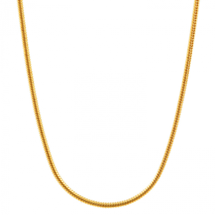 Goldkette Schlangenkette Breite 0,9mm - 750-18 Karat Gold