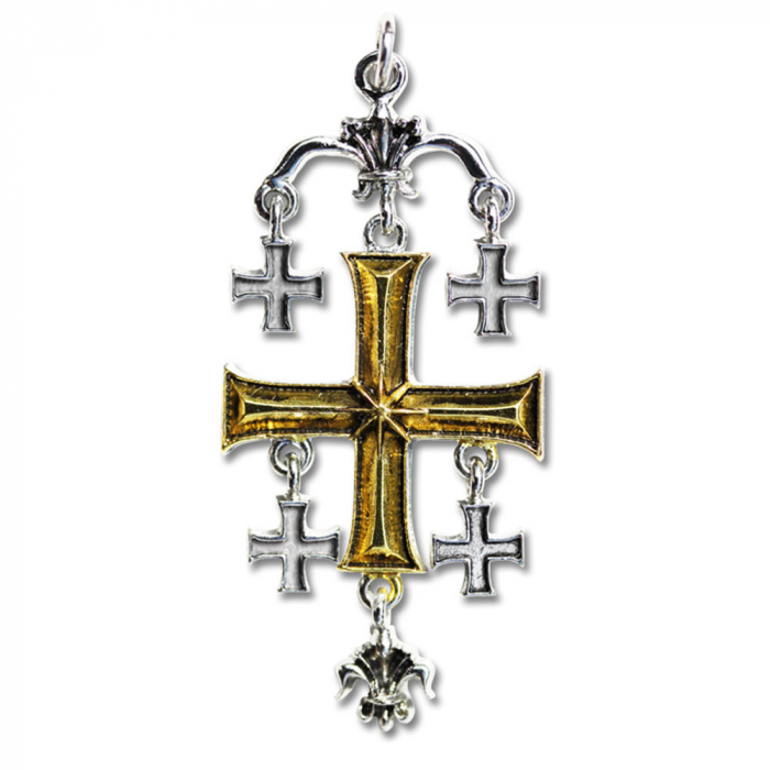 Jersualem Kreuz Anhänger Schmuck - Kreuze - 25x50mm