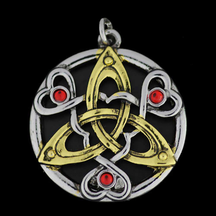 Talisman des Cu Chulainn Mythische Kelten Knoten Schmuck Anhänger Amulett