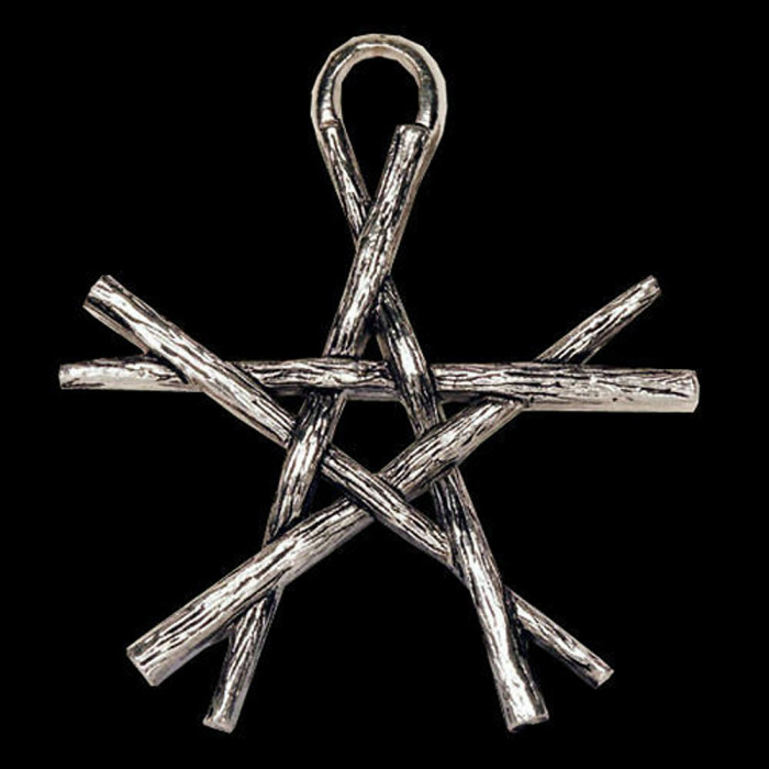 PENTAGRAMM DER ZAUBERSTÄBE Schmuck Anhänger - Pentagramm - 40x40mm + Kette