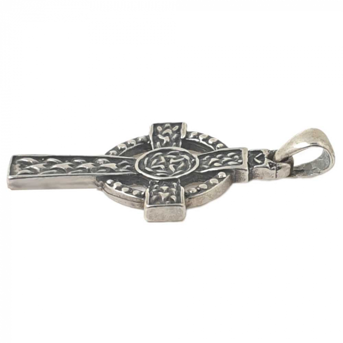 kelt. Kreuz Schmuck Anhänger 925er Silber - Kreuze - 19x37mm