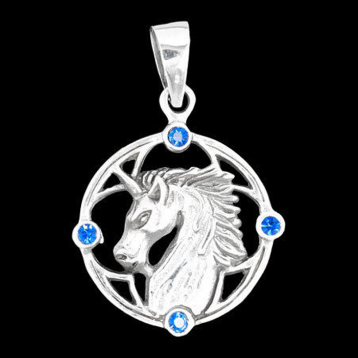 Einhorn Anhänger Schmuck - Einhorn - Durchmesser 23mm