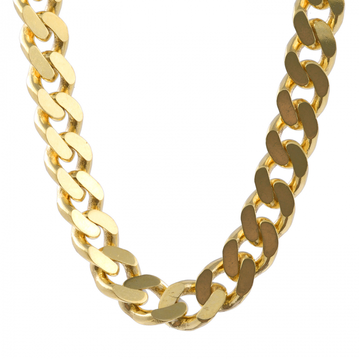 Goldkette Panzerkette Halskette Breite 4,5 mm massiv 333 -8 Karat Gold