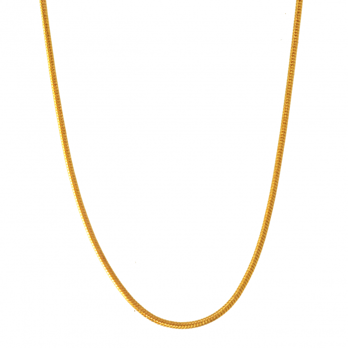 Goldkette Schlangenkette Länge 40cm - Breite 0,8mm - 585-14 Karat Gold