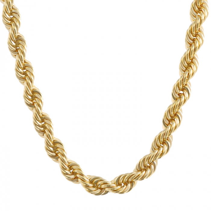 Goldkette Kordelkette Länge 45cm - Breite 3,8mm - 333-8 Karat Gold