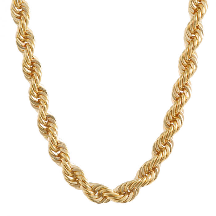 Goldkette Kordelkette Länge 50cm - Breite 3,2mm - 585-14 Karat Gold