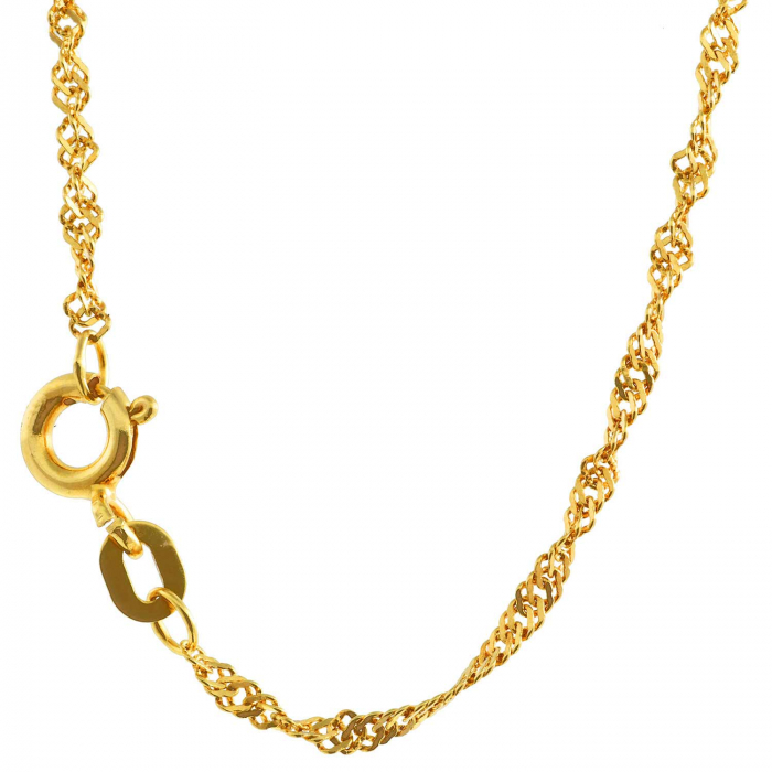 Goldkette Singapurkette Halskette Breite 1,6 mm 333-8 Karat  echt Gold