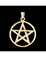 Pentagramm Bronze Anhänger Schmuck -  32x23mm