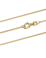 Echt Goldkette Ankerkette rund Breite 1,3 mm - 333-8 Karat Gold