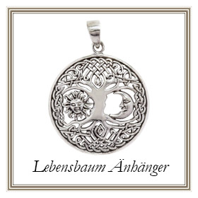 Lebensbaum Anhänger aus Silber