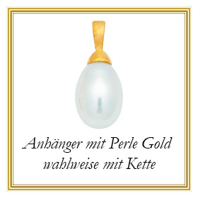 Perlen Anhänger aus Gold